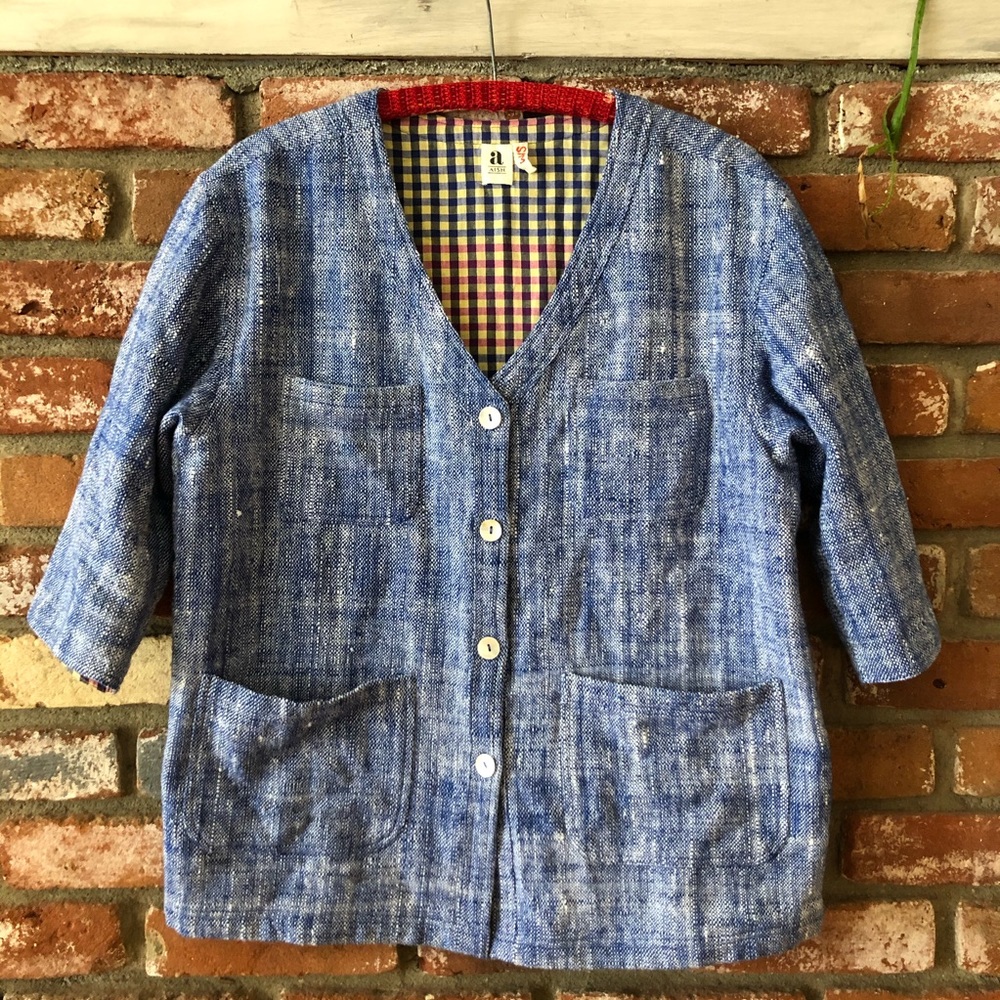 Aish Four Pocket Chore 3/4 Sleeve Top